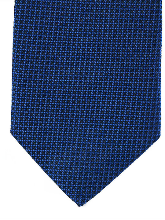 Messaggero Men's Tie Silk Printed in Blue Color