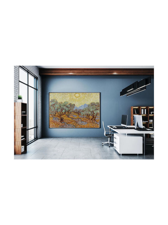 Olive Painting Copy of Van Gogh on Canvas 150x100cm
