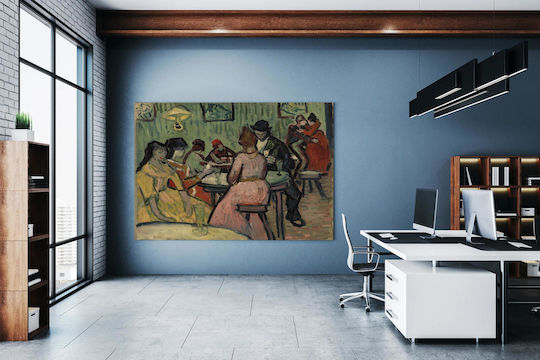 The Brothel (le Lupanar) By Vincent Van Gogh Painting Copy of Van Gogh on Canvas 65x40cm