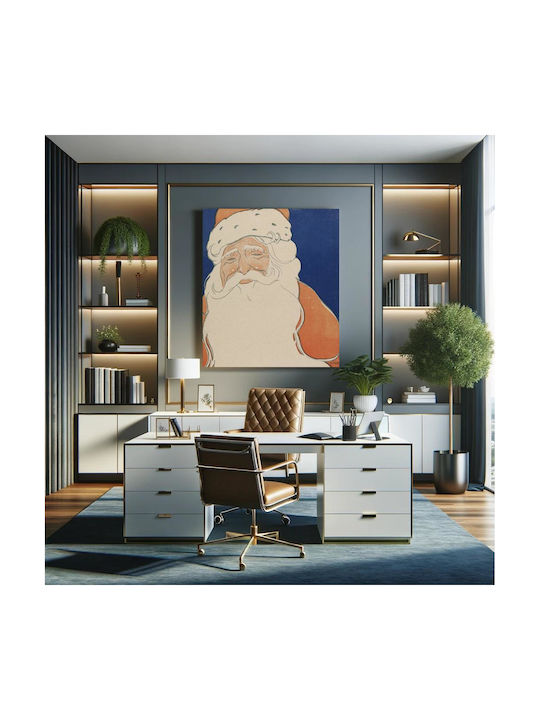 Santa Claus Illustration 1901 Gemälde auf Leinwand 110x110cm