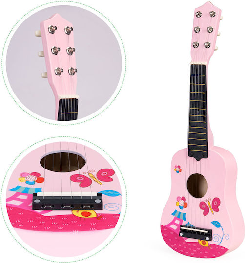 Ecotoys Holz Gitarre Für 3+ Jahre