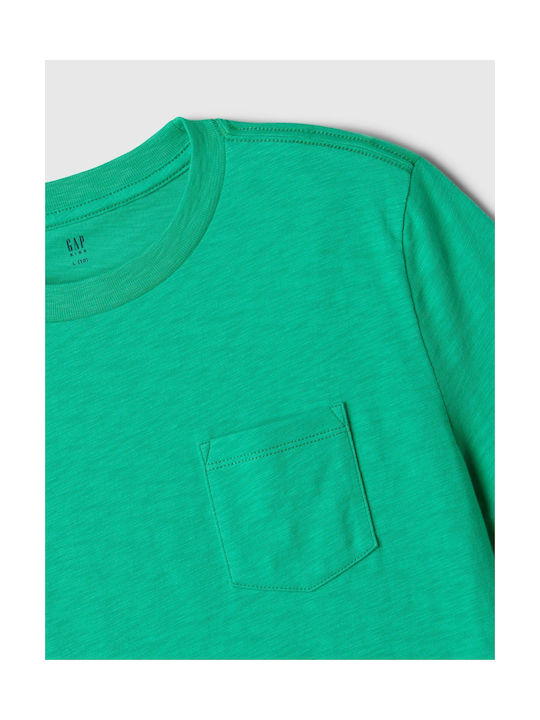 GAP Tricou pentru copii pur și simplu verde