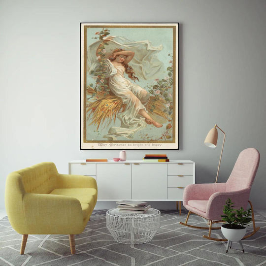 May Christmas Be Bright And Happy Painting on Canvas 100x150cm