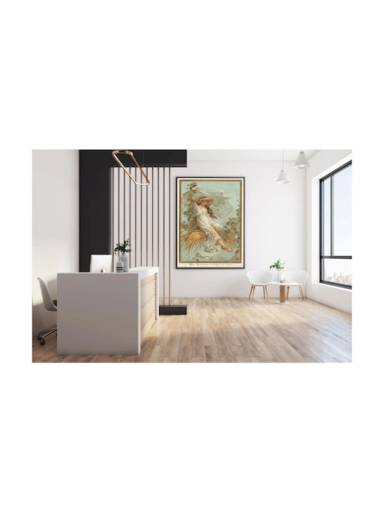 May Christmas Be Bright And Happy Gemälde auf Leinwand 100x150cm