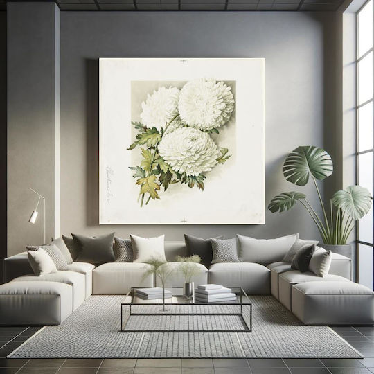 Christmas Eve Painting on Canvas 110x110cm