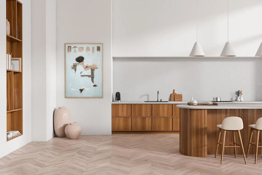 "know All Men Painting on Canvas 100x150cm