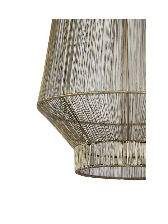 Light & Living Κρεμαστό Φωτιστικό Μπρούτζινο με Ντουί E27 37x46εκ.