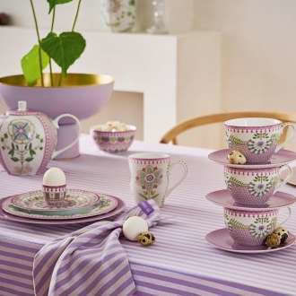 PiP Studio Lotus Off Cană din Porțelan Albă 350ml