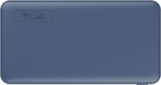 Trust Primo Eco Power Bank 10000mAh 15W cu 2 Porturi USB-A și Port USB-C Albastru