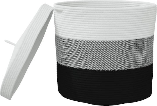 vidaXL Coș de Depozitare Tesatura cu capac Multicolor 40x40x35cm 1buc