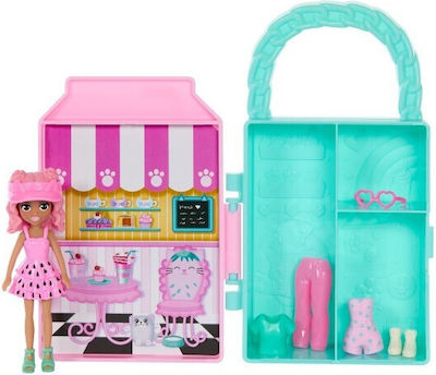 Mattel Miniatur-Spielzeug Lil Styles Case HRD64 Polly Pocket Rosa