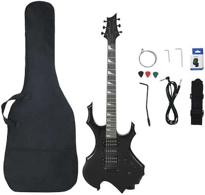 vidaXL Electric Guitar in Black Color