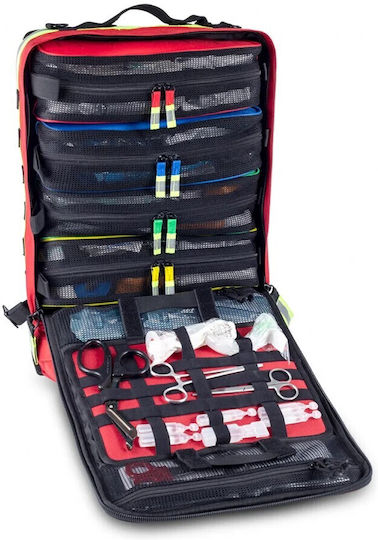 Elite Bags Ιατρικό Σακίδιο Α' Βοηθειών σε Κόκκινο Χρώμα