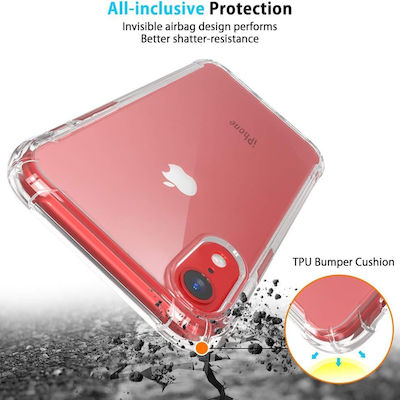 Techsuit Shockproof Clear Back Cover Σιλικόνης Διάφανο (iPhone XR)