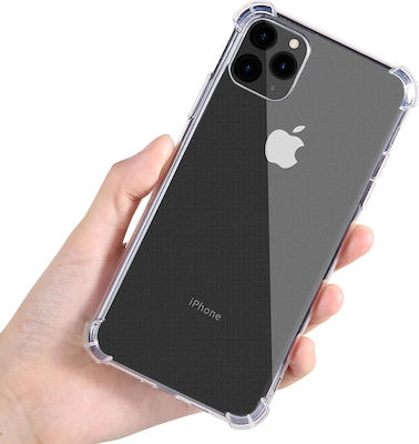 Techsuit Shockproof Clear Back Cover Silicone Transparent (iPhone 15 Pro)