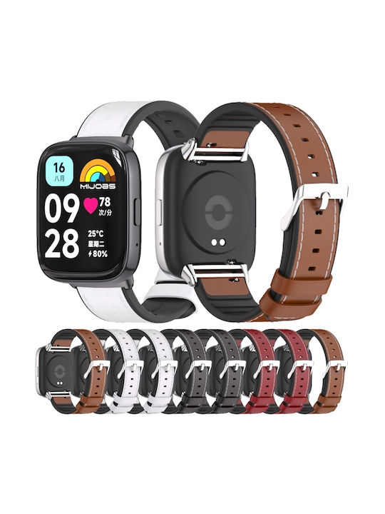Mijobs Λουράκι Σιλικόνης Λευκό (Redmi Watch 3)