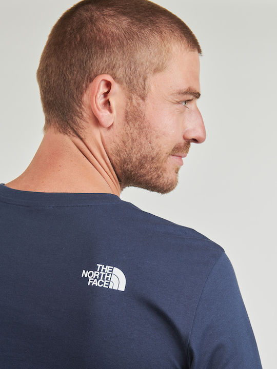 Simple Dome Αθλητικό T-shirt Navy Μπλε