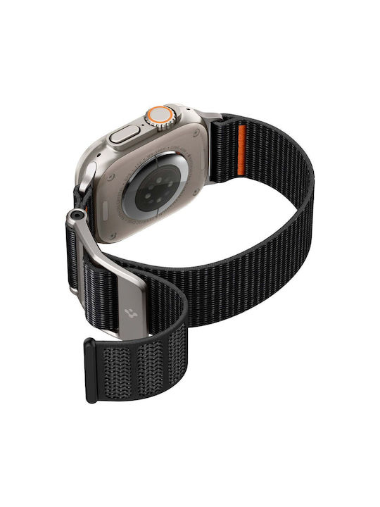 Spigen DuraPro Flex Ultra Λουράκι Σιλικόνης Μαύρο (Apple Watch Series 42/44/45/49mm (Apple))