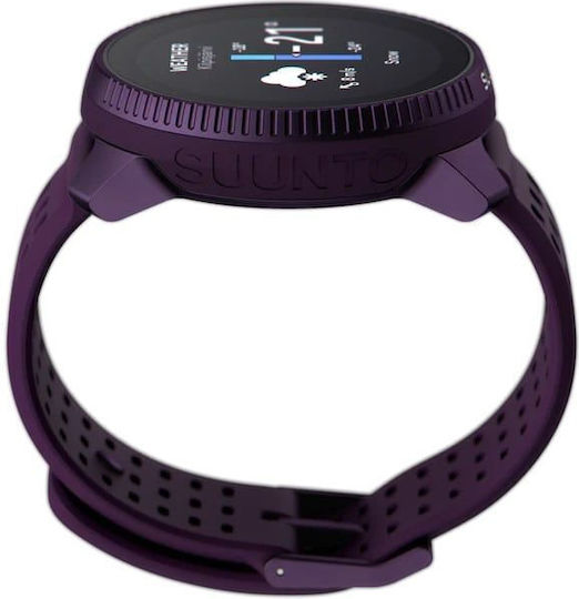 Suunto Race Titanium 49mm Waterproof Smartwatch with SIM and Heart Rate Monitor (Amethyst)