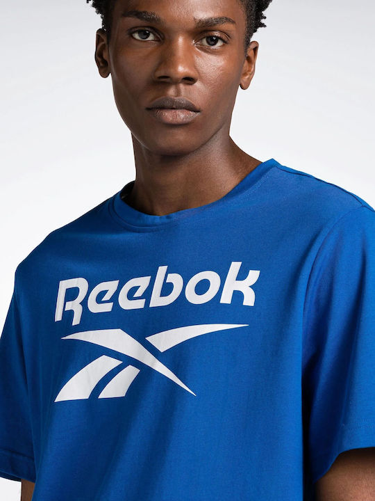 Reebok Big Stacked Logo T-shirt Μπλε