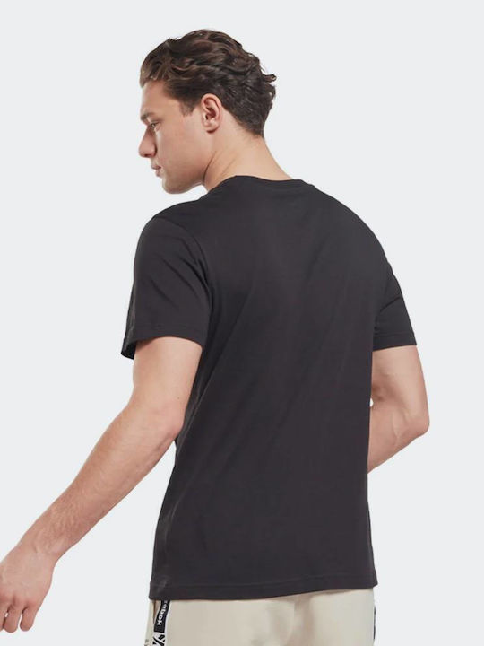 Reebok Identity Left Chest Logo T-Shirt Schwarz