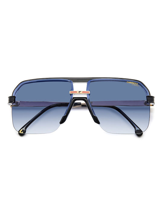 Carrera Sonnenbrillen mit Gold Rahmen und Blau Verlaufsfarbe Linse 1066/S 7C508