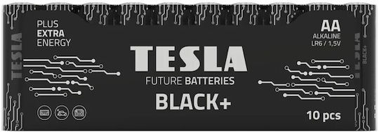 Tesla Batteries Black+ Αλκαλικές Μπαταρίες AA 1.5V 10τμχ