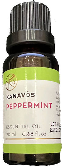 Kanavos Organic Essential Oil Peppermint 20ml