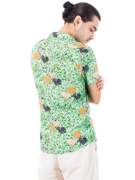 Camp Costa Men's Shirt Short Sleeve Floral Multicolour