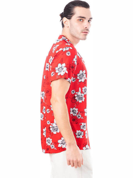 Short-sleeved Shirt Floral Multicolour