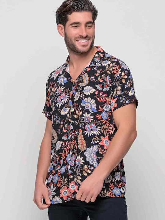 Camp Costa Men's Shirt Short Sleeve Floral Multicolour