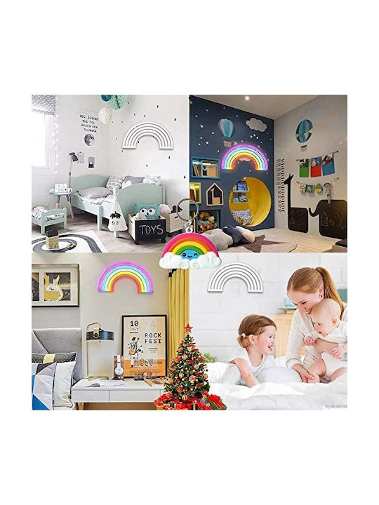 Led Kids Decorative Lamp Multicolour 28x14cm