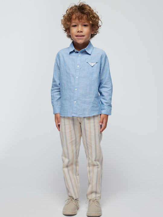 Kids Shirt Long Sleeve Linen Thalassie