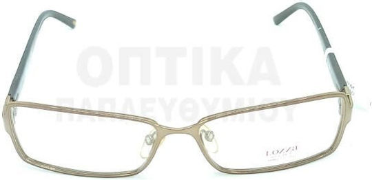 Lozza Metal Eyeglass Frame Silver VL2021S R80S