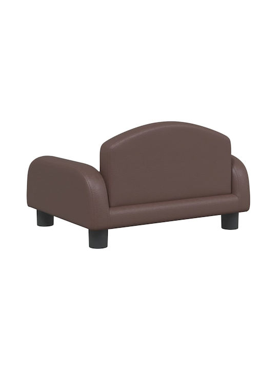 Детски Диван Кафяв 50x40x30бр