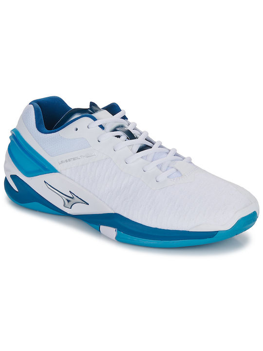 Mizuno Wave Stealth Neo Ανδρικά Αθλητικά Παπούτσια Handball Λευκά