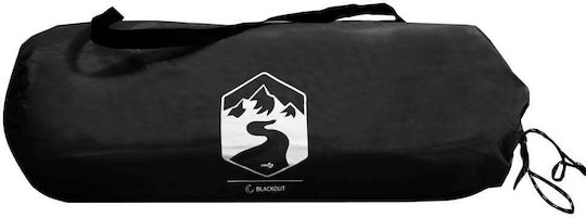 vidaXL Summer Camping Tunnel Tent White with Double Cloth for 4 People 360x135x105cm