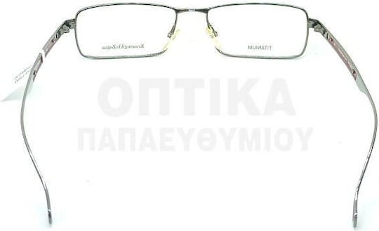 Zegna Bărbați Metalic Rame Ochelari Argintiu EZ3549 549
