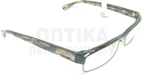 Zegna Men's Acetate Brown Prescription Eyeglass Frame EZ3138 568