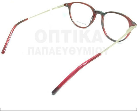 Rebecca Blu Frauen Brillengestell Rot RB7504 RN03