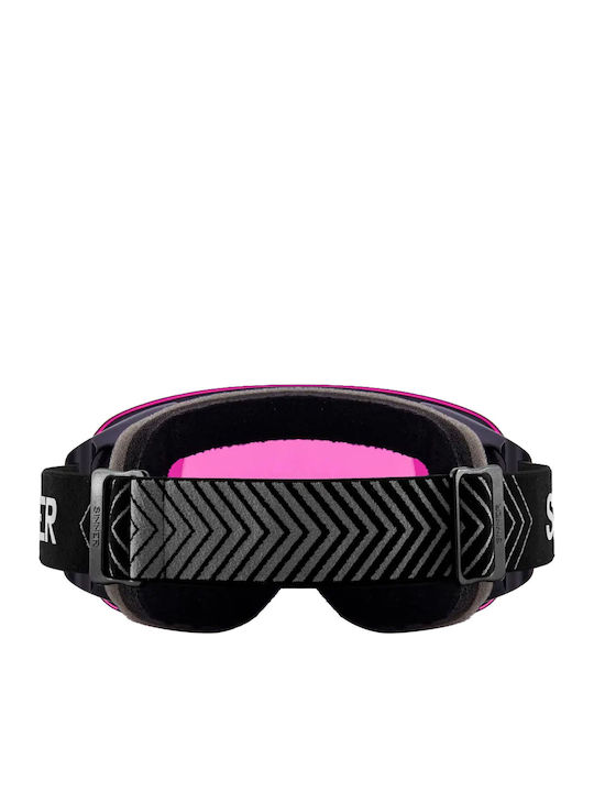 Sinner Avon Ski & Snowboard Goggles Kids Black with Lens in Blue Color
