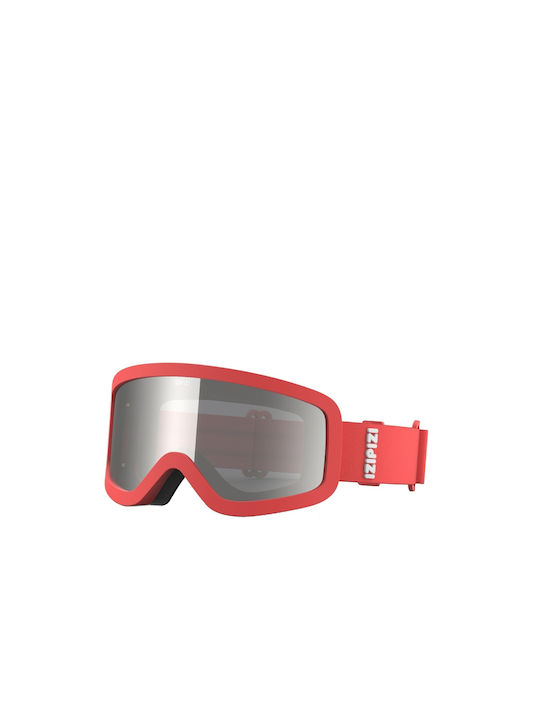 Izipizi Snow Ski- und Snowboardbrillen Erwachsene Rosa mit Spiegelobjektiv in Schwarz