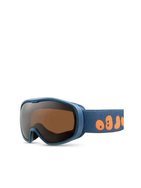 Julbo Spot Cat 3 Mască de Schi pentru Copii Albastră cu Lentilă Portocalie