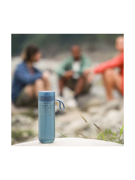 Philips Gozero Water Bottle Plastic with Filter 590ml Blue