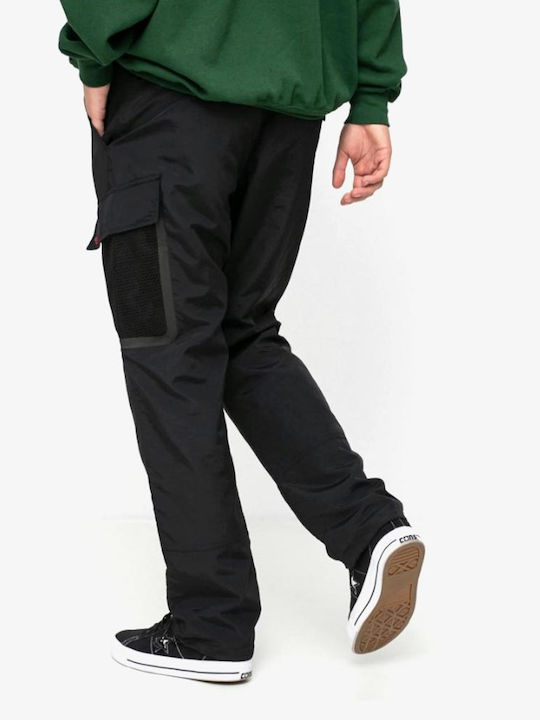 Es Men's Trousers Cargo Black