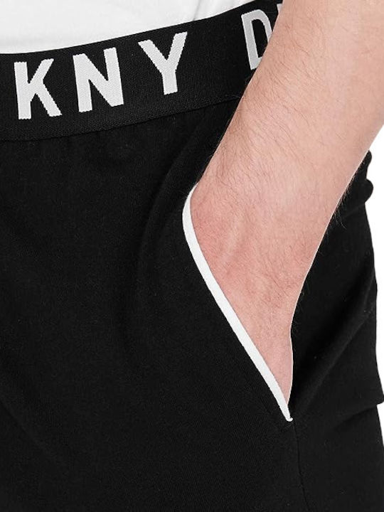 DKNY De iarnă Pantaloni de pijama de bărbați Negru