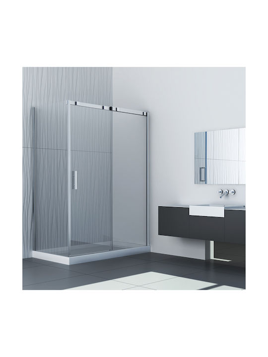 Orabella Avantgarde 30243 Kabine für Dusche mit Schieben Tür 140x70x180cm Klarglas