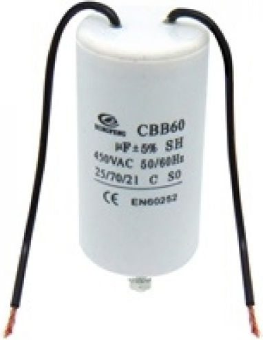 Capacitor Permanent 10μF 450V 5pcs 03.006.0153
