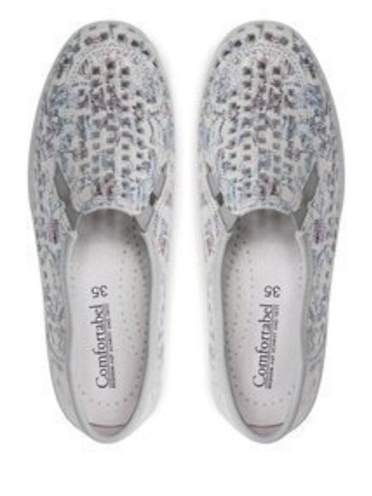 Damen Mokassins in Gray Farbe
