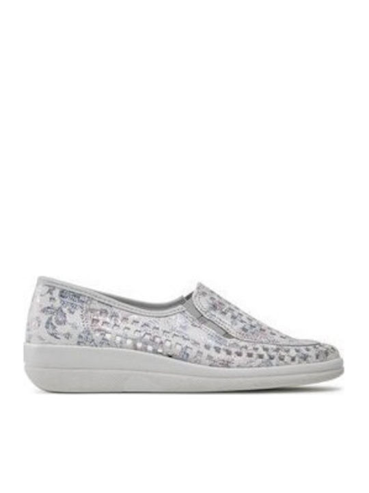 Damen Mokassins in Gray Farbe